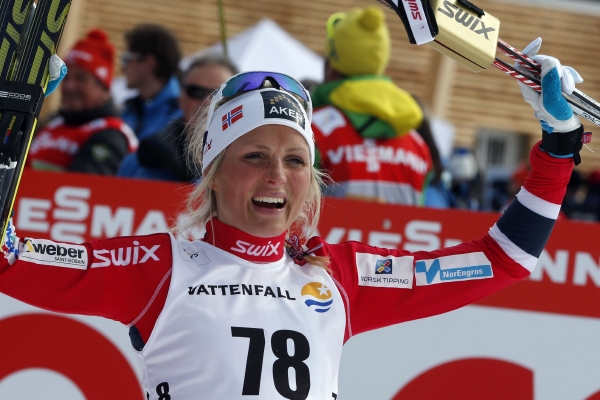 Norská závodnice Therese Johaugová. Norská závodnice Therese Johaugová.