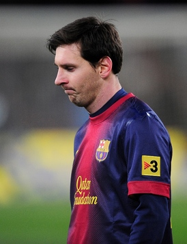 Lionel Messi dobrou náladou neoplýval.