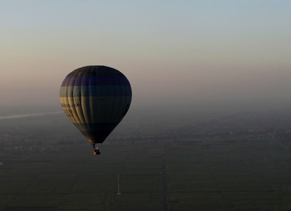 Balony nad Luxorem.