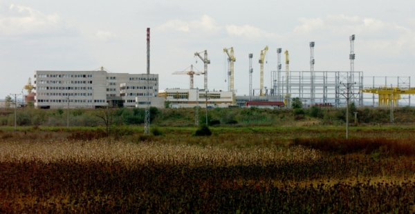 Rozestavěná jaderná elektrárna v Belene. Rozestavěná jaderná elektrárna v Belene.