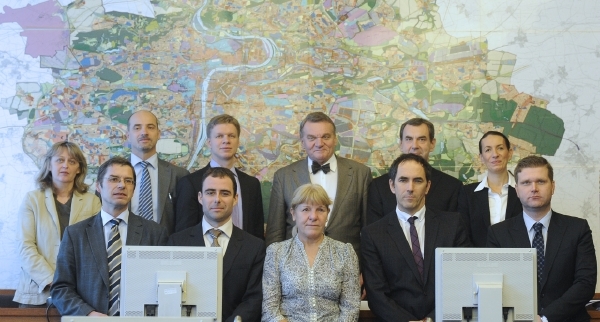 Rada pražského magistrátu.