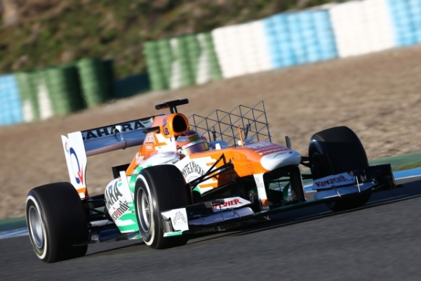 Monopost stáje Force India. Monopost stáje Force India.