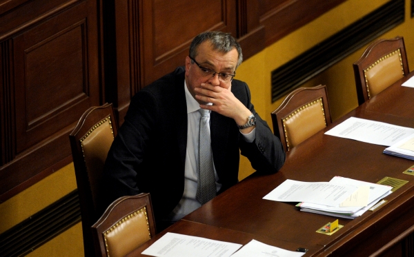 Miroslav Kalousek, ministr financí.