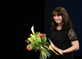 Herečka Ivana Hloužková.