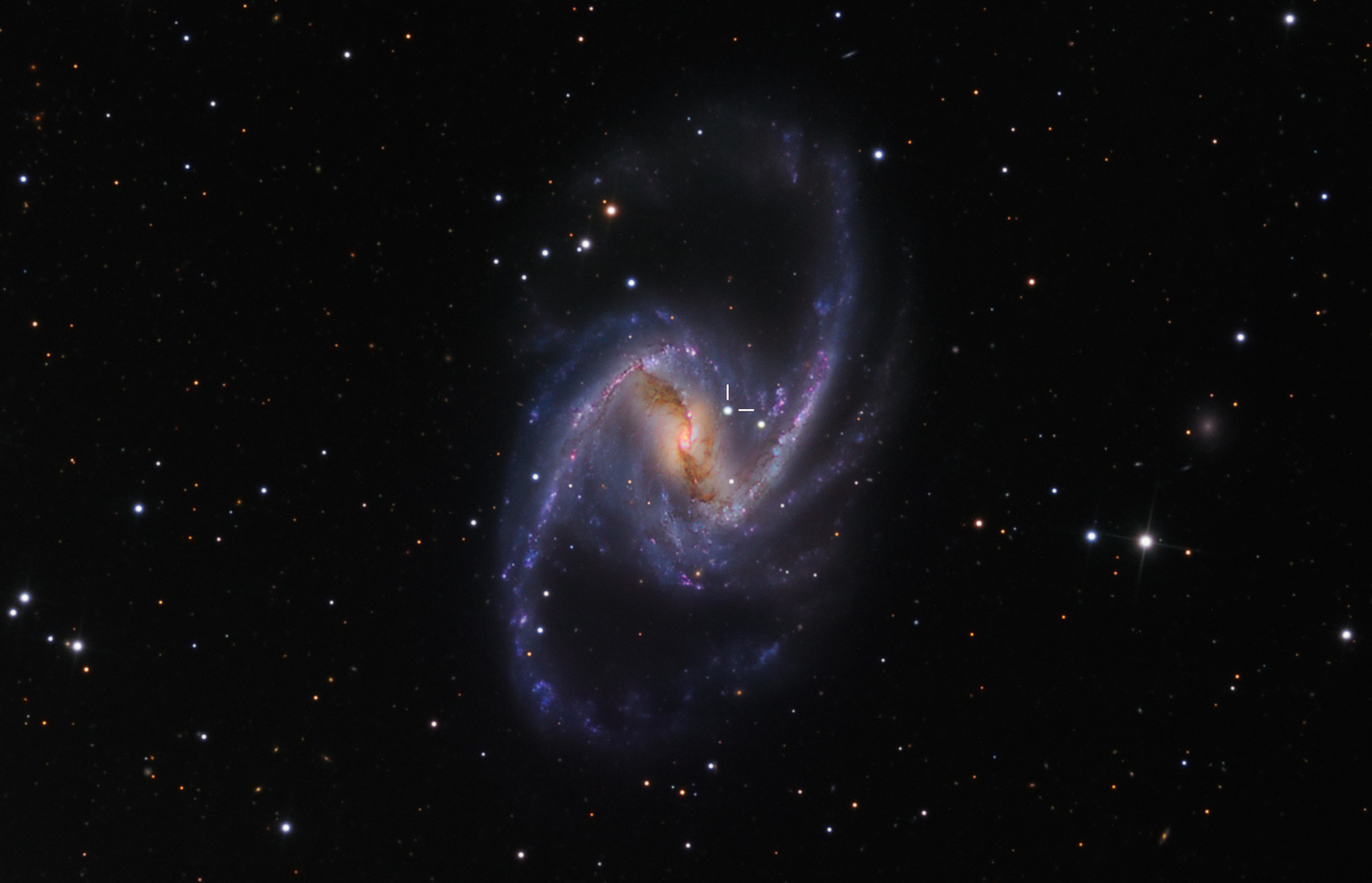 Galaxie NGC 1365.