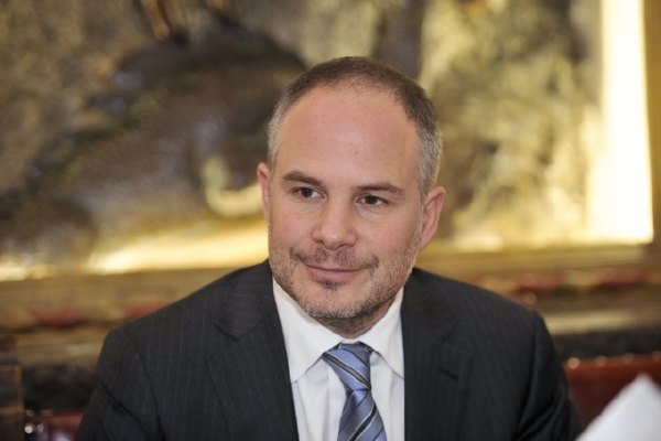 Ředitel společnosti Karlovarské minerální vody Alessandro Pasquale.