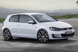 VW Golf GTI, oblíbený sportovní vůz, pokračuje v tradivi předchůdců. 