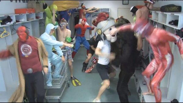 Harlem Shake ve sparťanské šatně.