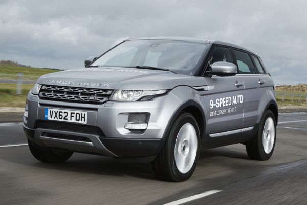 Range Rover Evoque s novou převodovkou.