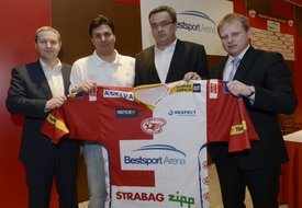 Představení nových vlastníků hokejové Slavie.