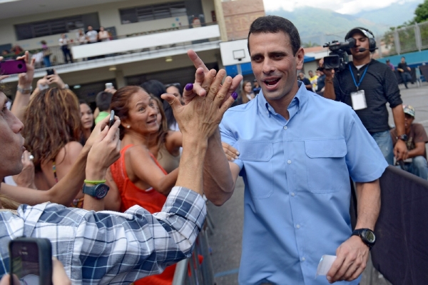 Henrique Capriles byl Chávezovým velkým konkurentem.