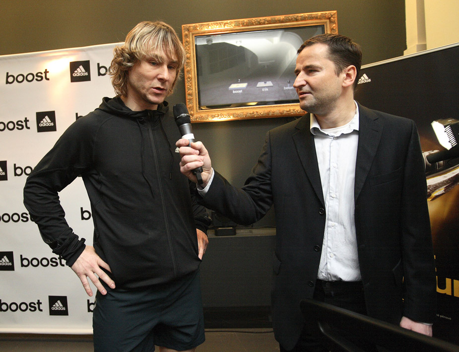 Pavel Nedvěd a Robert Záruba.