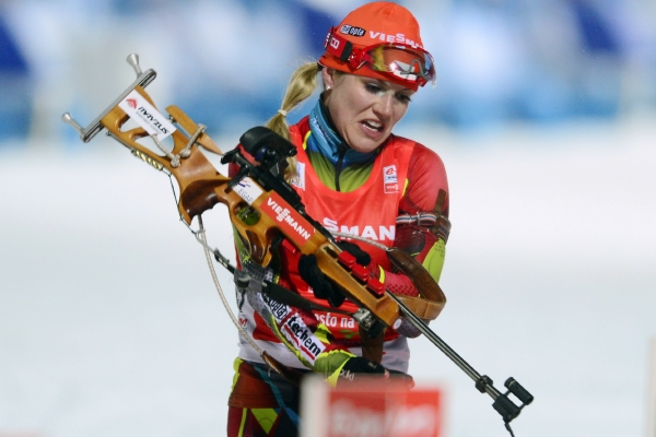 Biatlonistka Gabriela Soukalová.