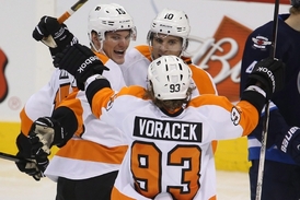 Dvakrát skóroval i Jakub Voráček, Flyers to ale výhru nepřineslo.