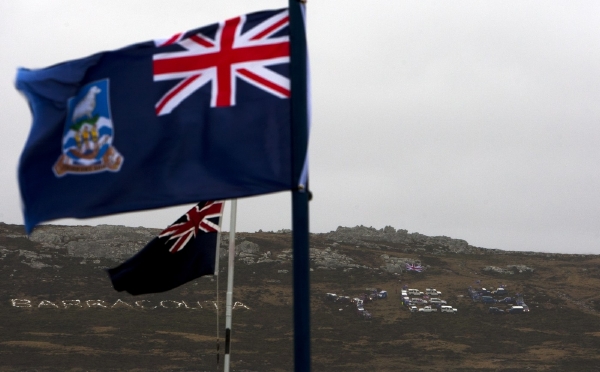 Obyvatelé chtějí, aby Falklandy zůstaly britským zámořským územím (ilustrační foto).