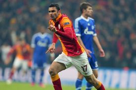 Hráč Galatasaraye Burak Yilmaz.