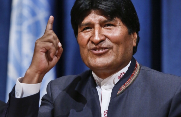 Bolívijský prezident Morales. 