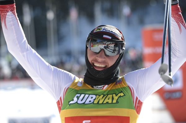 Běžkyně na lyžích Justyna Kowalczyková. Běžkyně na lyžích Justyna Kowalczyková.