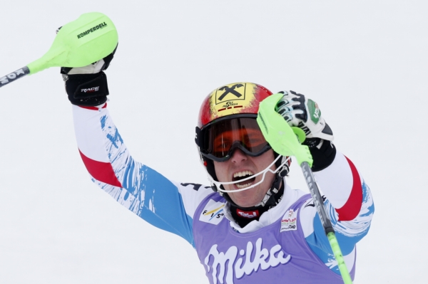 Rakouský lyžař Marcel Hirscher.