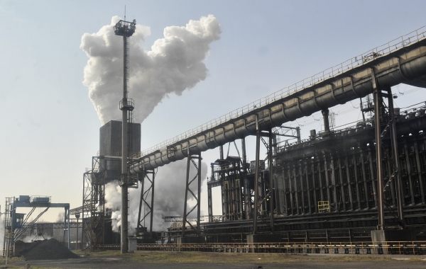 Huť ArcelorMittal v Ostravě. Huť ArcelorMittal v Ostravě.