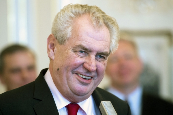 Prezident Miloš Zeman.