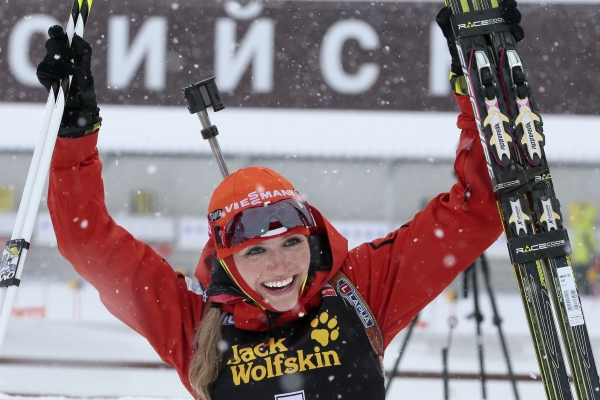 Biatlonistka Gabriela Soukalová zažila nejlepší sezonu v kariéře.