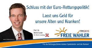 Bernd Lucke postrachem berlínského kancléřství.