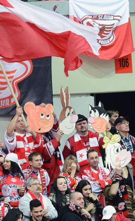 Fanoušci Slavie mohou slavit. Jejich tým si zahraje semifinále play-off.