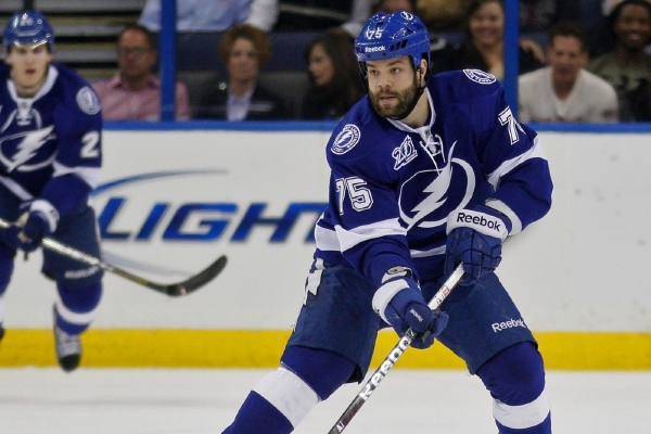 Radko Gudas zapadl do obrany Lightning skvěle, podle kouče patří mezi nejlepší beky.