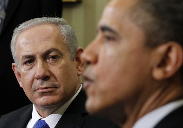 Obama a Netanjahu (vlevo) nemají stejnou "krevní skupinu".