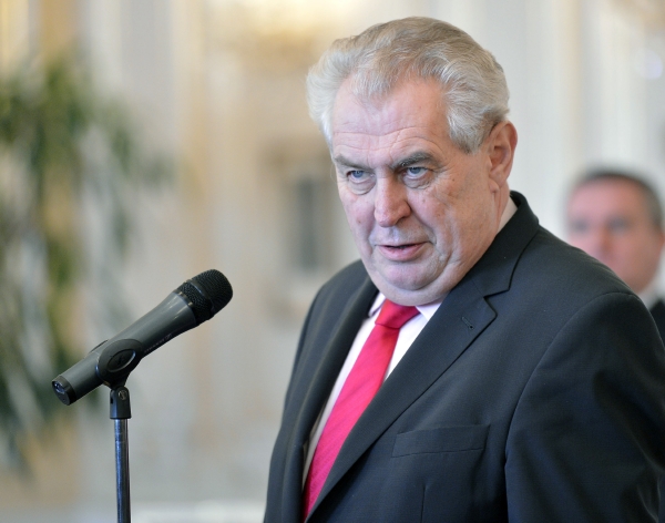 Prezident Miloš Zeman.