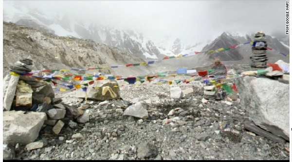 Základní tábor u Mount Everest.