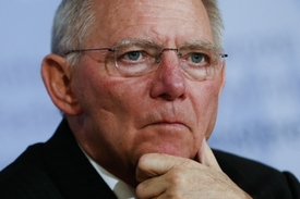 Německý ministr financí Wolfgang Schäuble.