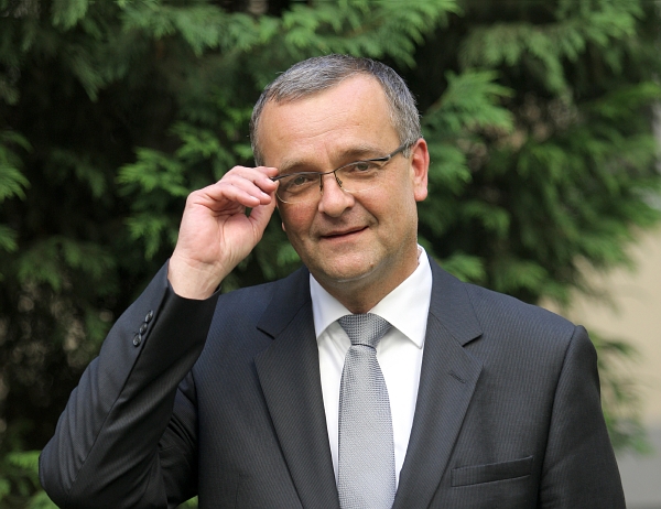 Ministr financí Miroslav Kalousek (TOP 09).