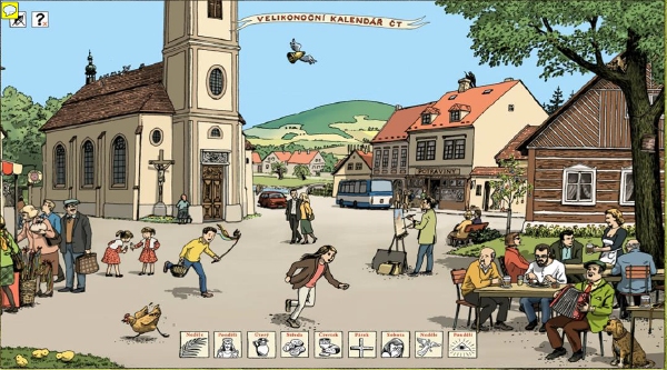 Velikonoční kalendář ČT.
