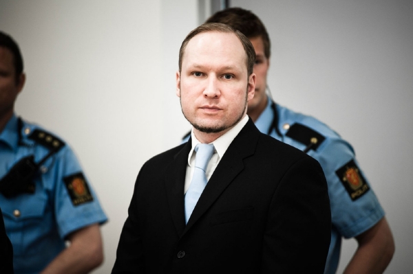 Anders Breivik u soudu v Oslu. Anders Breivik u soudu v Oslu.