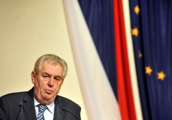 Prezident Miloš Zeman.