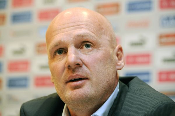 Trenér Michal Bílek.