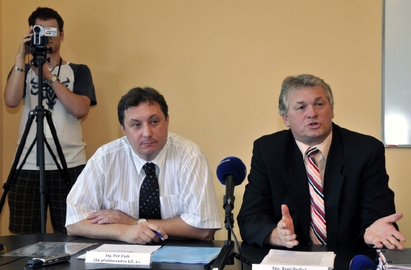 Nový šéf ústecké ODS Petr Fiala (vlevo) a bývalý ústecký radní René Budjač (vpravo). Nový šéf ústecké ODS Petr Fiala (vlevo) a bývalý ústecký radní René Budjač (vpravo).