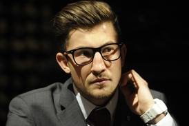 Lukáš Vácha na tiskové konferenci před utkáním s Plzní.