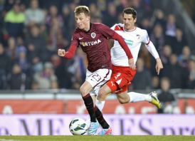 Momentka z utkání Sparta - Plzeň.