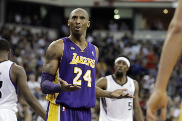 Hvězdný basketbalista Kobe Bryant. Hvězdný basketbalista Kobe Bryant.