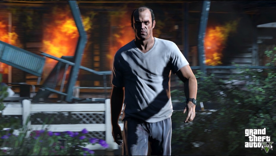 Obrázek z GTA V.