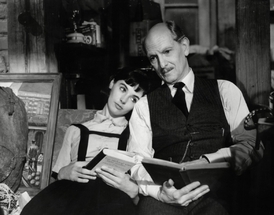 Diary Of Anne Frank (1958). Záběr z amerického filmu o židovské dívce Anně Frankové.