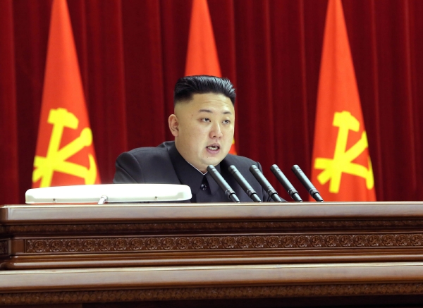 Vůdce KLDR - Kim Čong-un.
