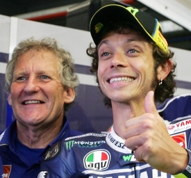 Valentino Rossi si nemohl vynachválit návrat do Yamahy.