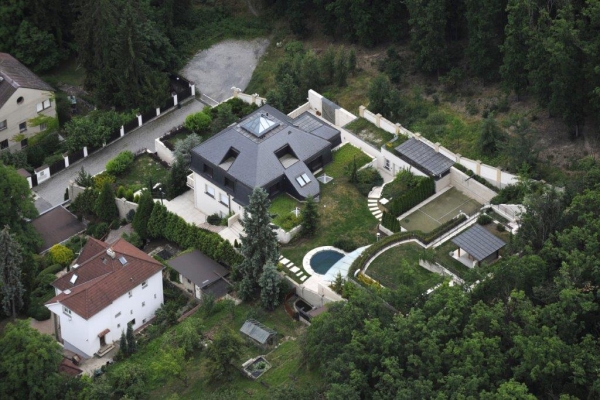 Letecký pohled.