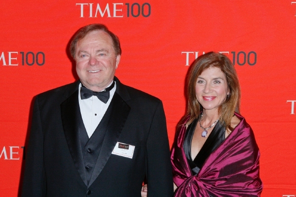 Dakotský těžař Harold Hamm s manželkou Sue Ann.
