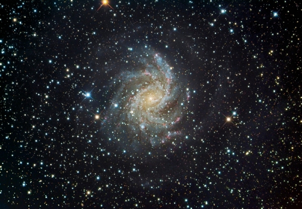 Galaxie 6946 v souhvzědí Cefea.