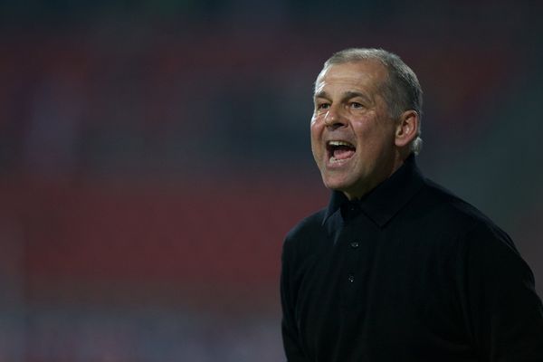 Kouč Slavie Petr Rada.